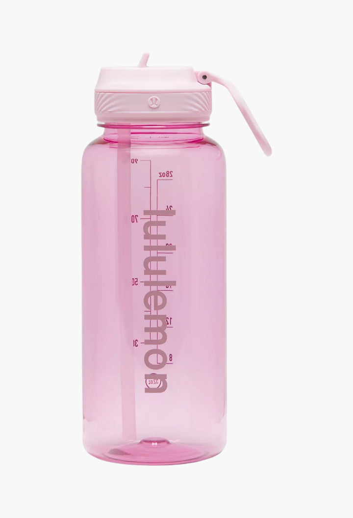 Back to Life Clear Bottle 32oz Straw Lid - GLAM MODA