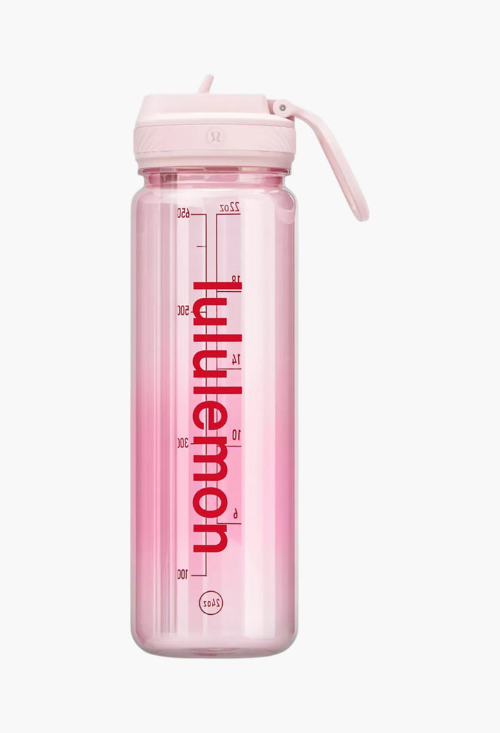 Back to Life Clear Bottle 24oz Straw Lid