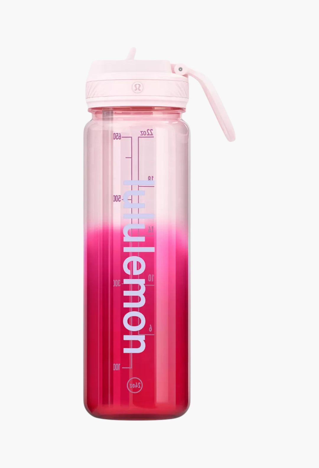 Back to Life Clear Bottle 24oz Straw Lid