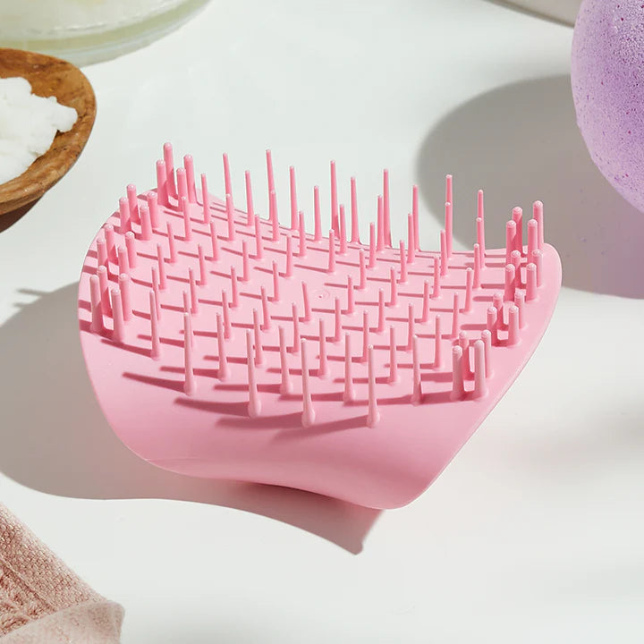 Pretty Pink - The Scalp Exfoliator & Massager - GLAM MODA