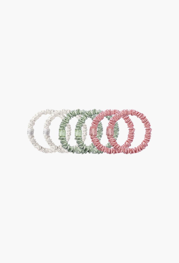 Pure Silk Skinny Scrunchies - Bellerose - GLAM MODA