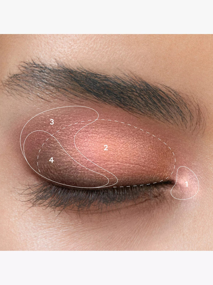 Eye Quad Eyeshadow Palette 4.7g - GLAM MODA