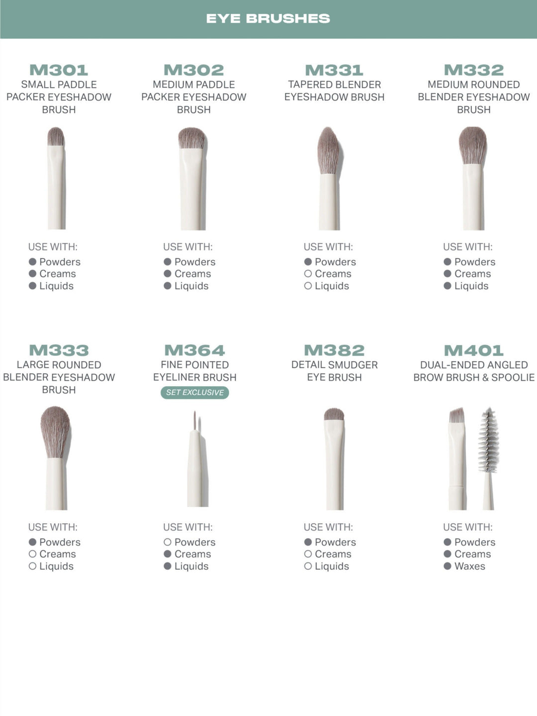 Ready Set Pro 16-Piece Face & Eye Brush Set - GLAM MODA
