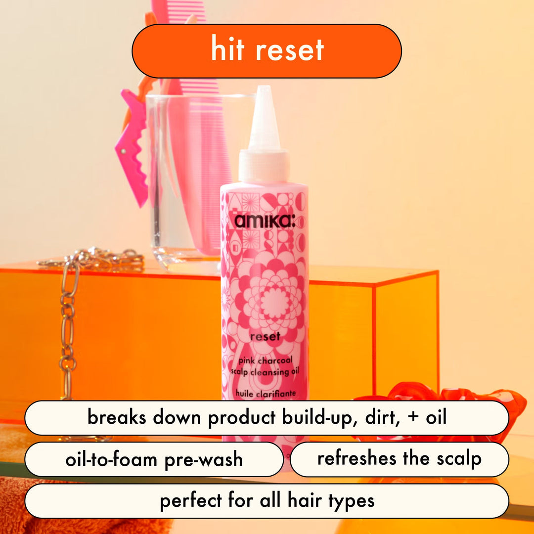 Reset Pink Charcoal Scalp Cleansing Oil - GLAM MODA