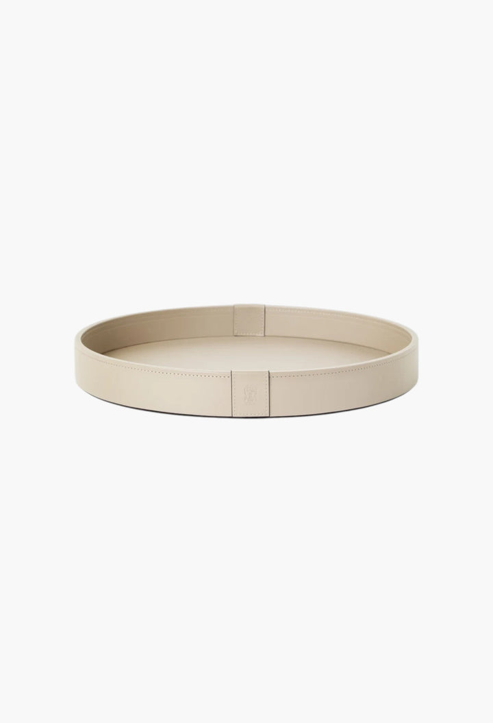 Wooden Tray With Leather Cover - GLAM MODA