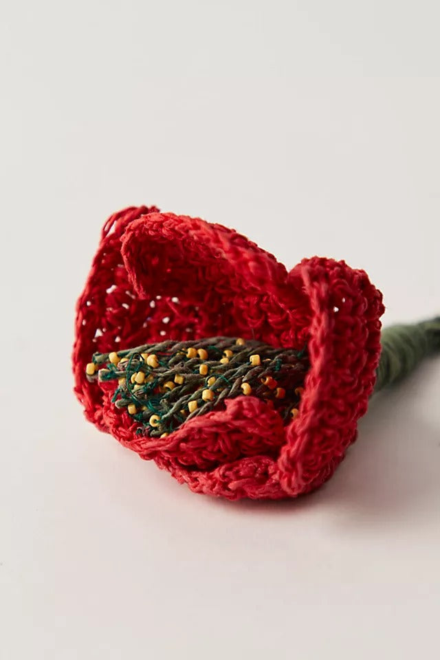 Rose - Hibiscus Flower Bag Charm - GLAM MODA