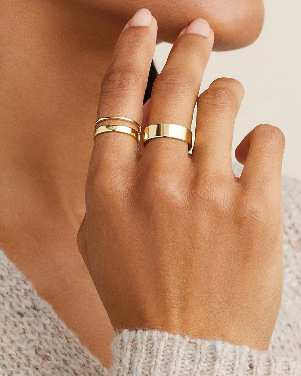 Rose Ring Set - GLAM MODA