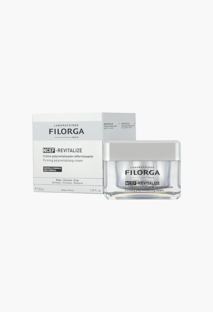 GLAM MODA Filorga NCEF-Revitalize firming polyrevitalizing cream jar and box for anti-ageing skincare