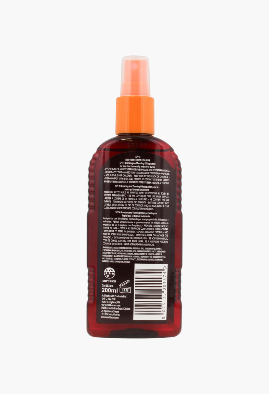 SPF4 Bronzing Oil with Monoi - GLAM MODA