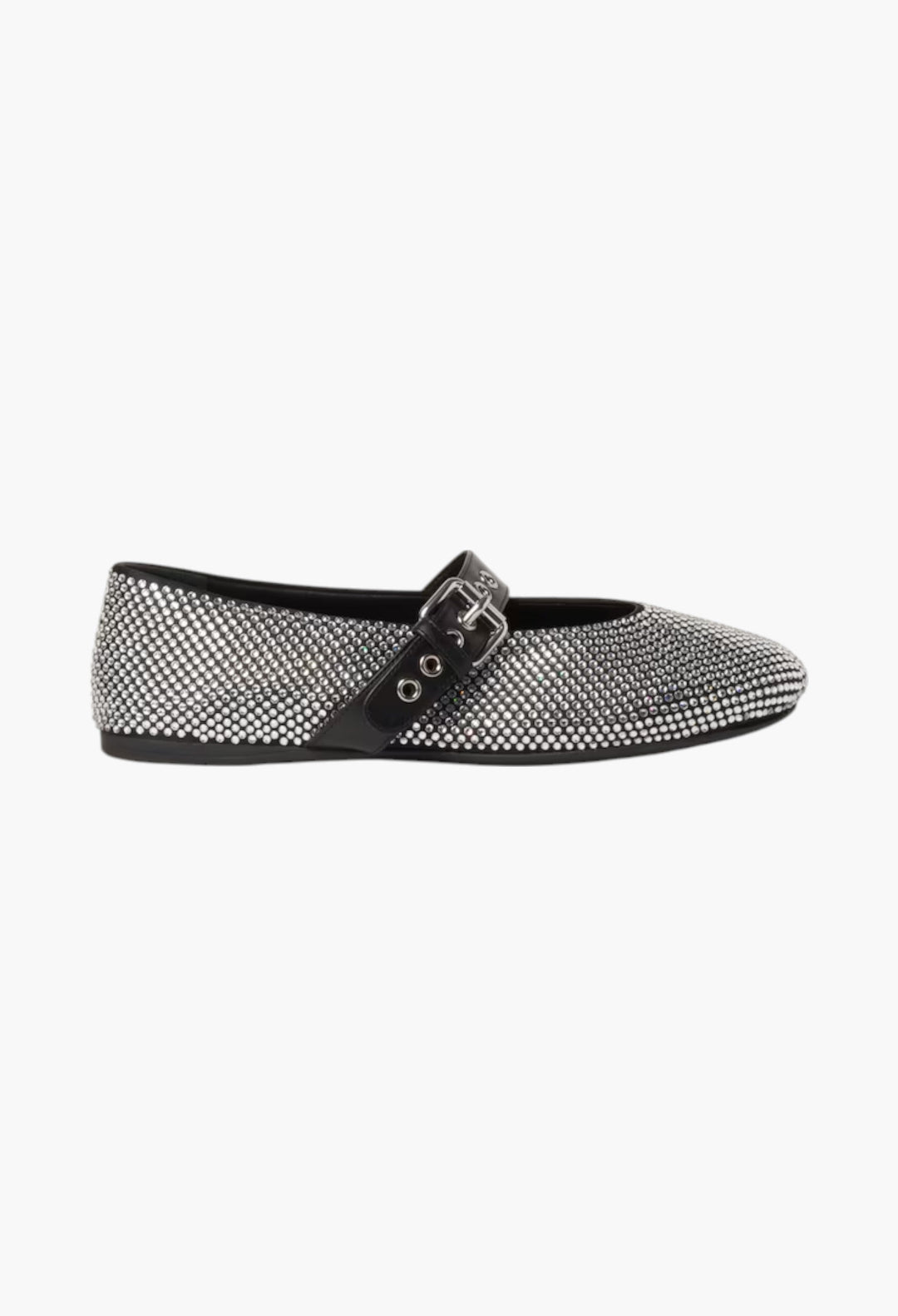 Satin Ballerinas With Crystals - GLAM MODA