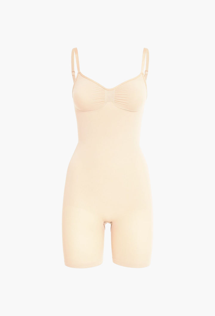 Seamless Sculpt Mid-Thigh Bodysuit - GLAM MODA