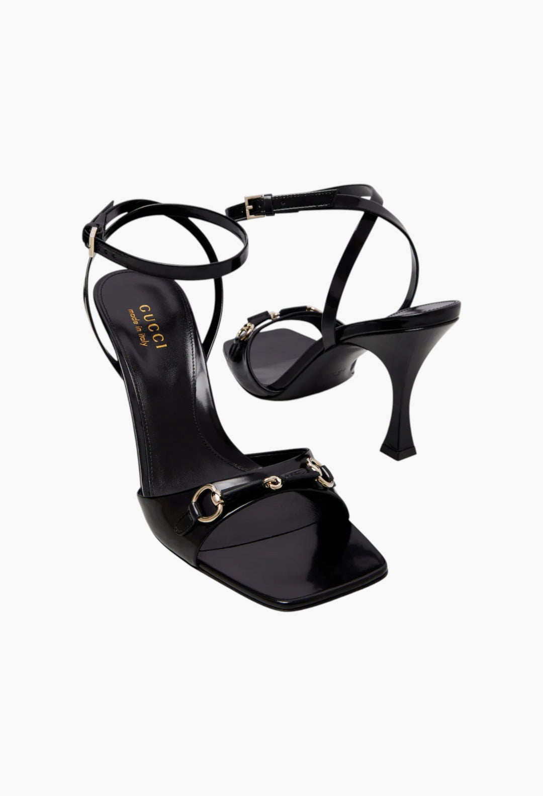 Selene Horsebit patent leather sandals - GLAM MODA