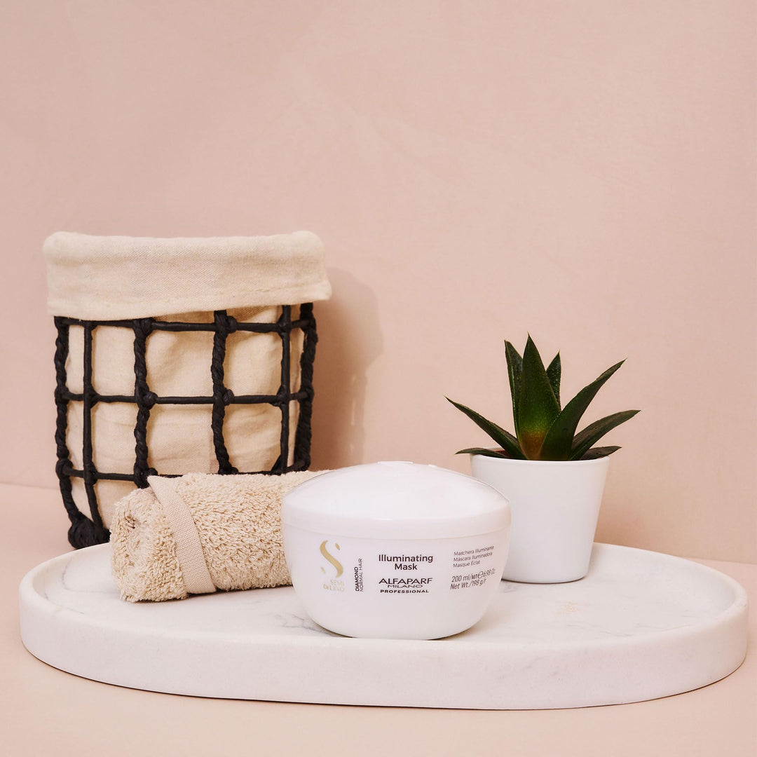 Semi Di Lino Diamond Illuminating Mask For Normal Hair - GLAM MODA