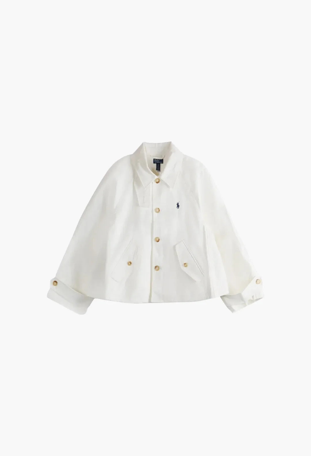 logo-embroidered jacket