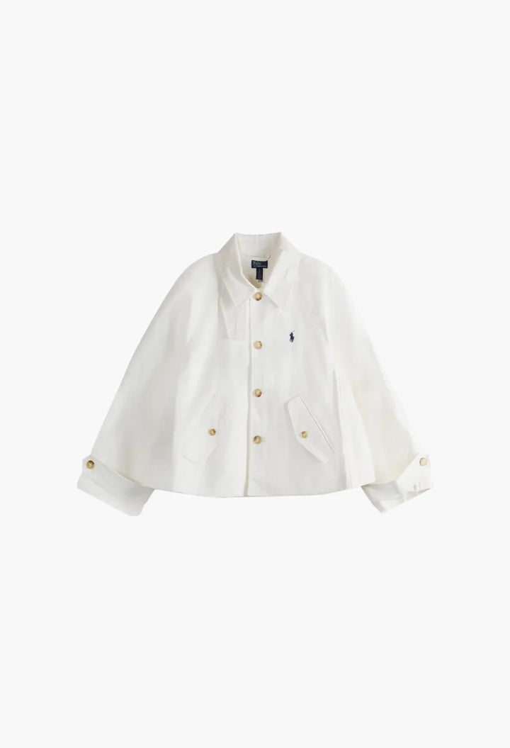 logo-embroidered jacket