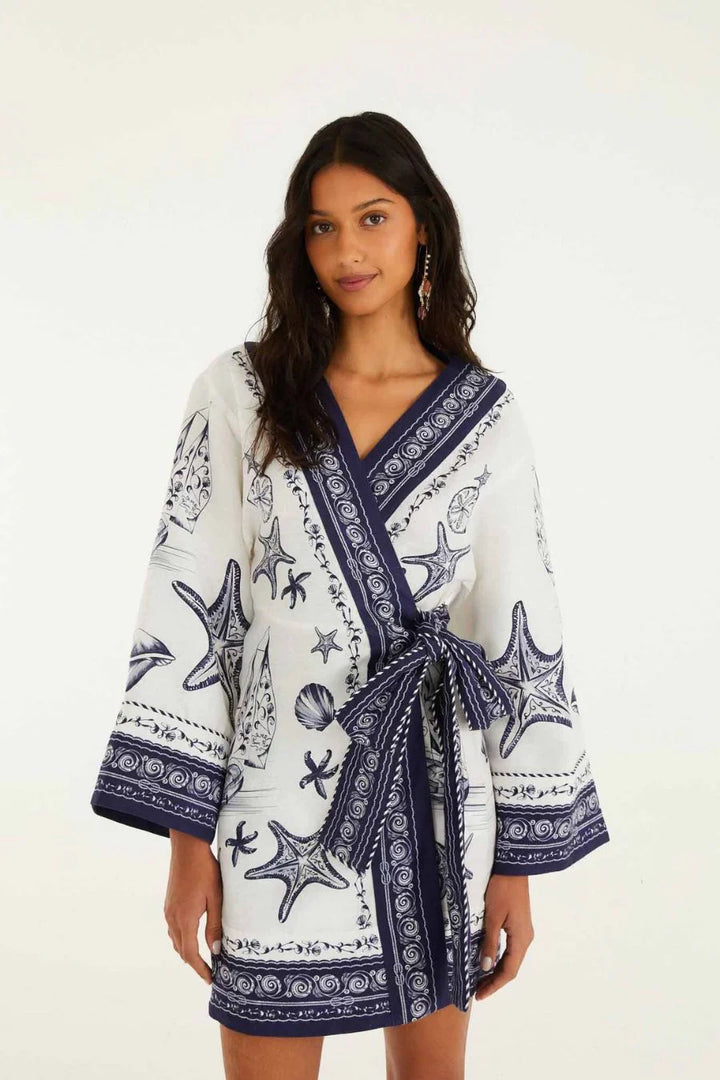 Coast Scarf Mini Dress - GLAM MODA