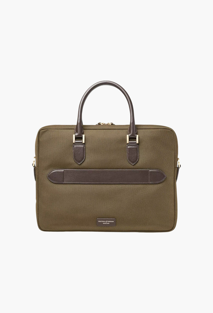 Slim Briefcase Woven Brief Case - GLAM MODA