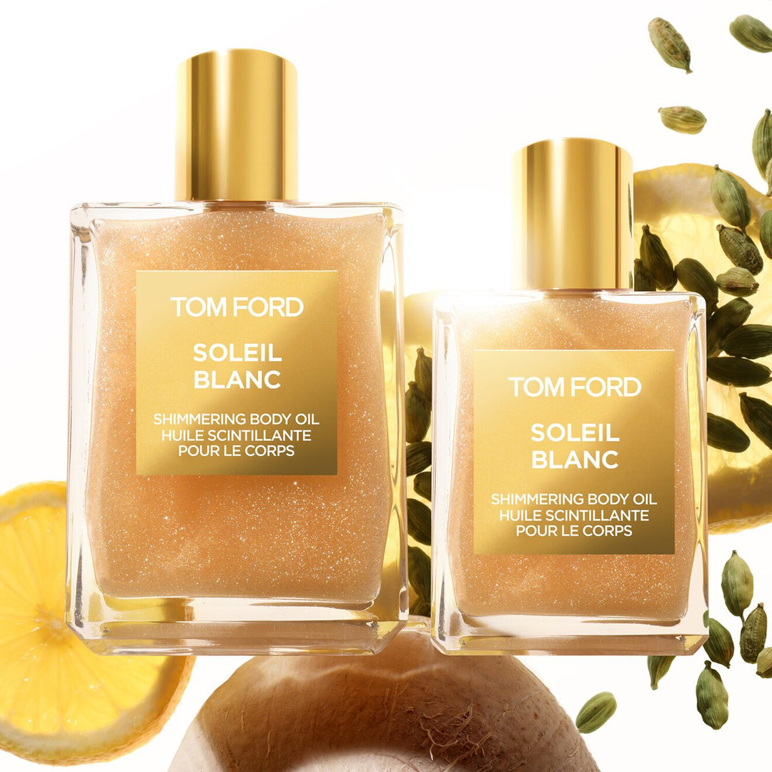 Soleil Blanc - Rose Gold Shimmering Body Oil - GLAM MODA