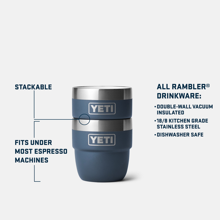 Stackable Mugs With Durasip™ Ceramic Lining - 4 oz - GLAM MODA