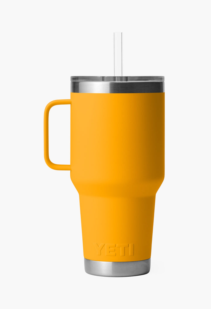 Straw Mug With Straw Lid - 35 Oz - GLAM MODA