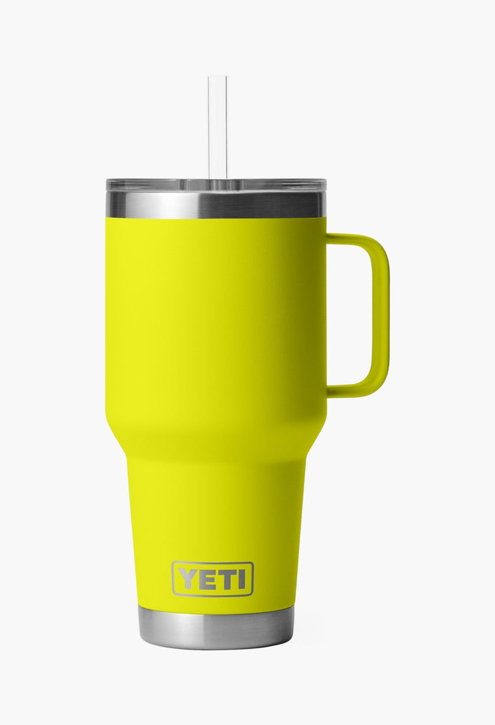 Straw Mug With Straw Lid - 35 Oz - GLAM MODA