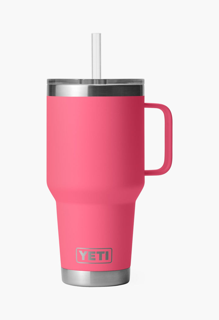 Straw Mug With Straw Lid - 35 Oz - GLAM MODA