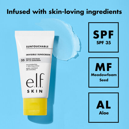 Suntouchable Invisible Sunscreen SPF 35 Mini - GLAM MODA