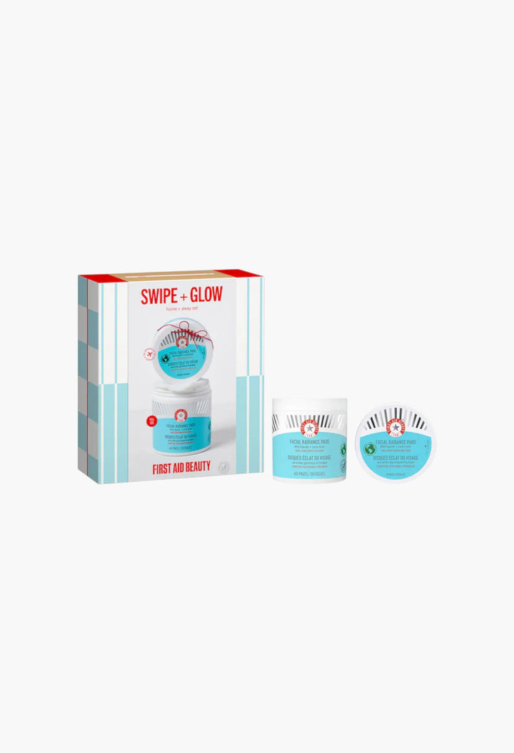 Brighten + Glow Facial Radiance Pads with Glycolic + Lactic Acids - GLAM MODA