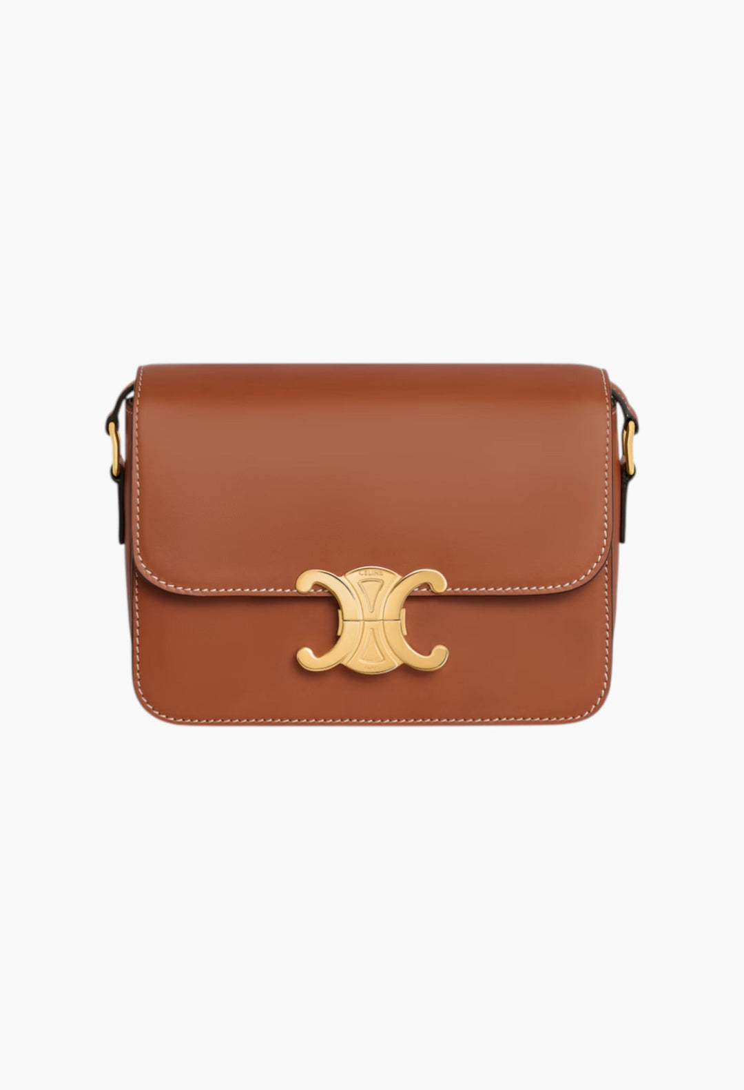 Teen Triomphe Bag In Shiny Calfskin - GLAM MODA