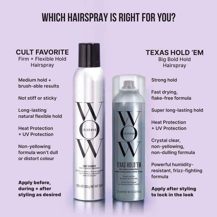 Texas Hold'em Big Hold Hairspray 234ml - GLAM MODA