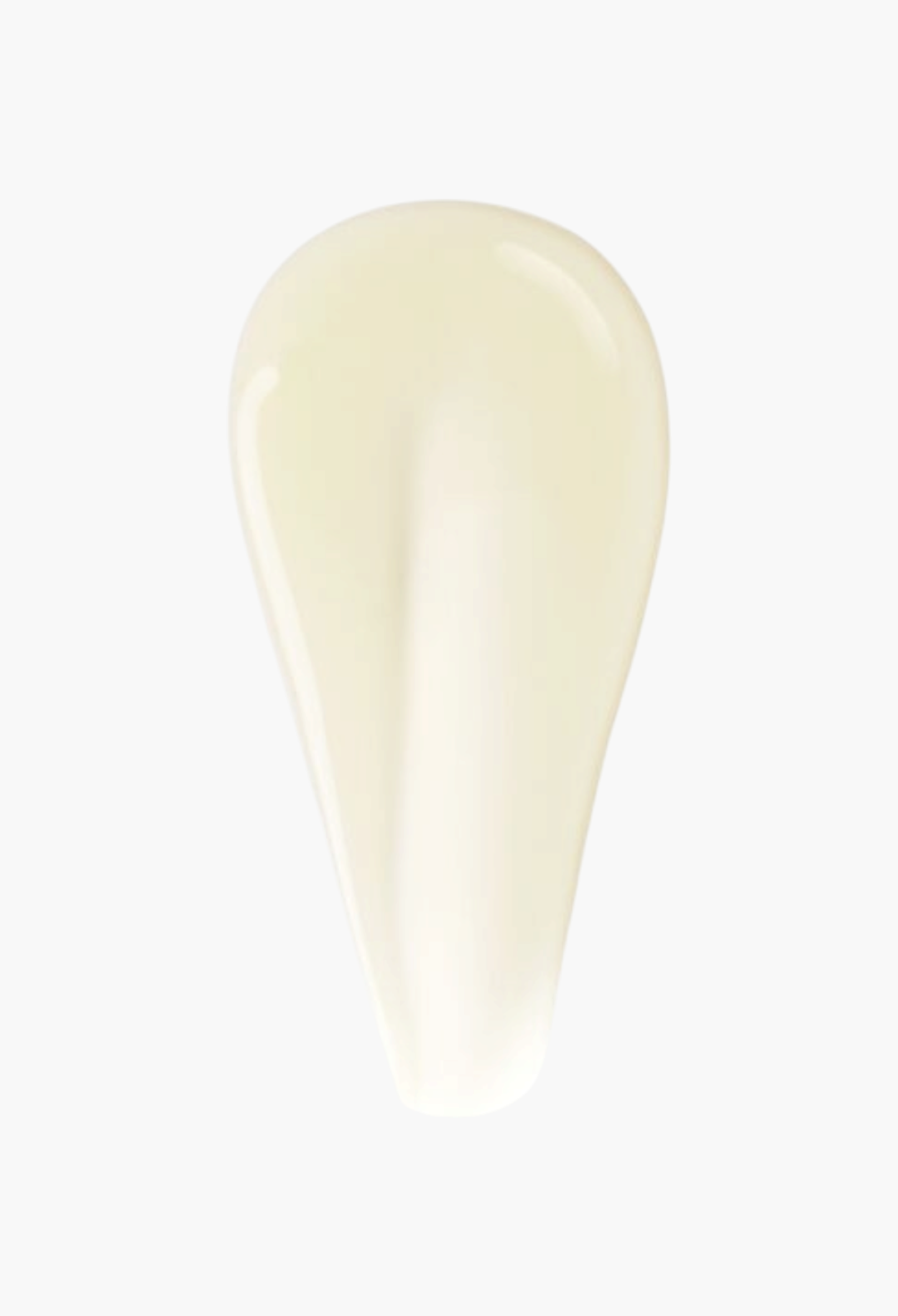 GLAM MODA Oribe Signature Shampoo texture swatch showing a smooth, pale yellow, rich restorative hair cleanser.