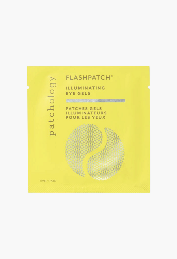 GLAM MODA Patchology FlashPatch Illuminating Eye Gels single-use yellow packet for brightening undereye skin