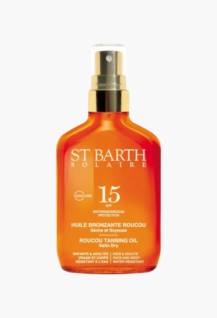 St Barth Roucou Tanning Oil SPF15