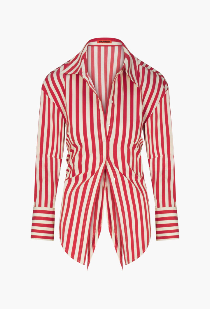 Loch Poplin Button Up - GLAM MODA