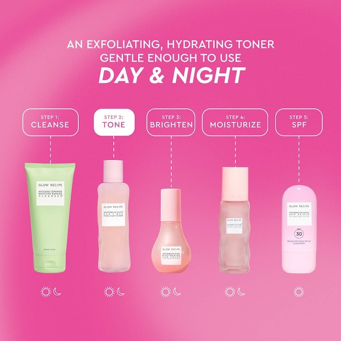 Watermelon Glow PHA + BHA Pore-Tight Toner - GLAM MODA