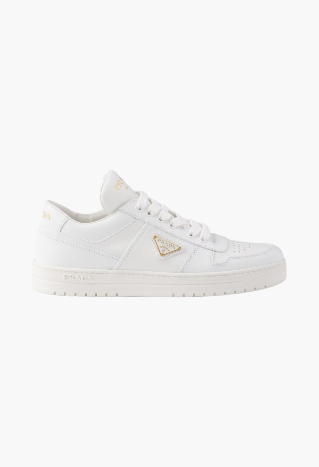 White - Downtown Leather Sneakers - GLAM MODA