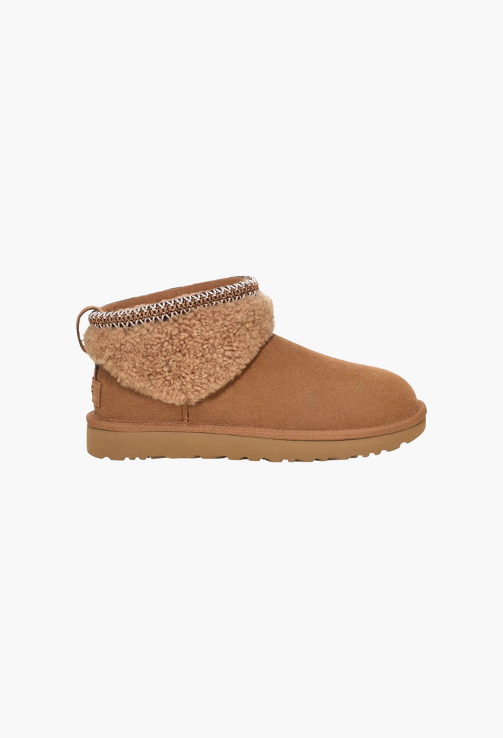 Women's Classic Ultra Mini Maxi Curly Boot - GLAM MODA