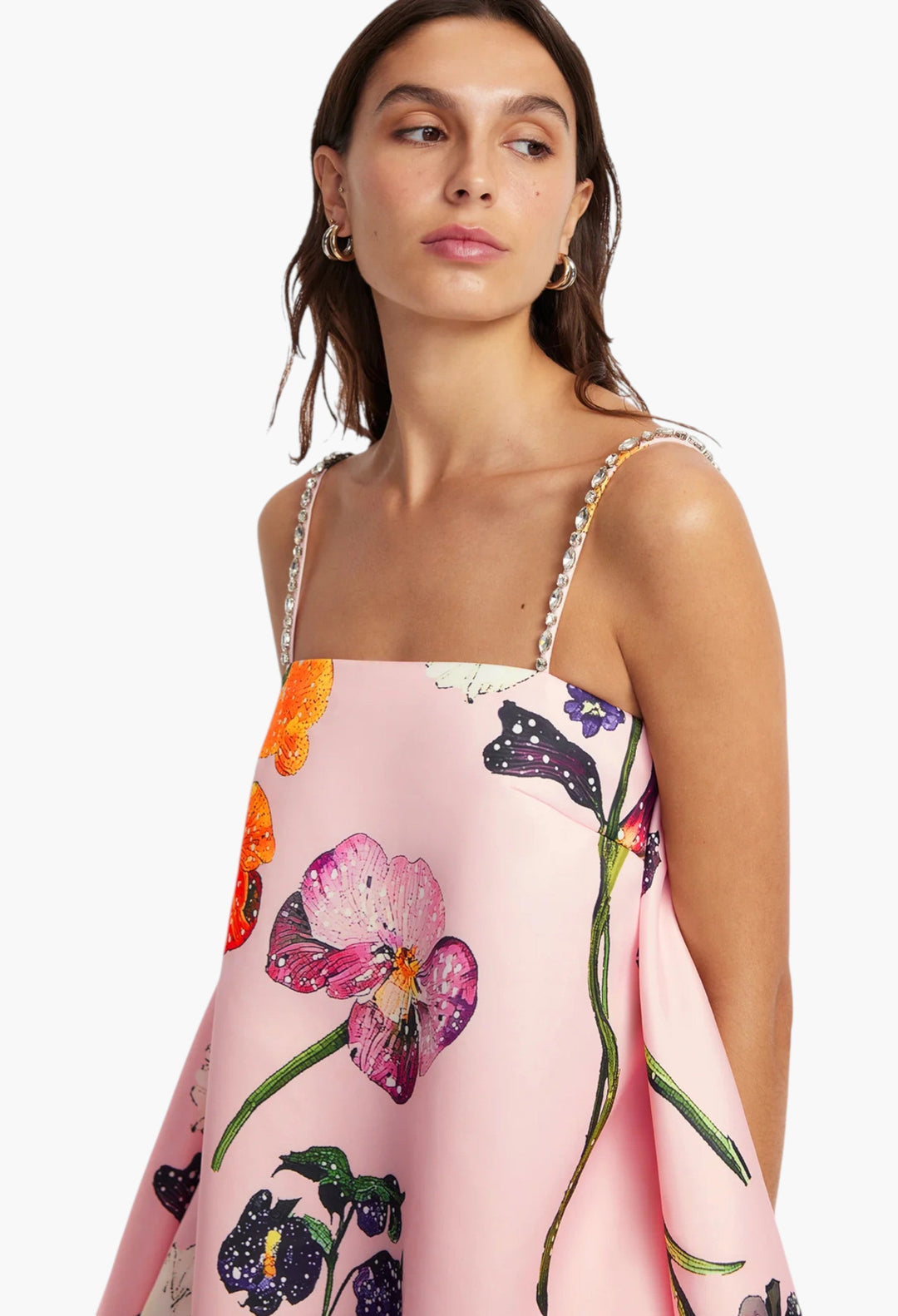 Embellished Puff Mini Dress - GLAM MODA