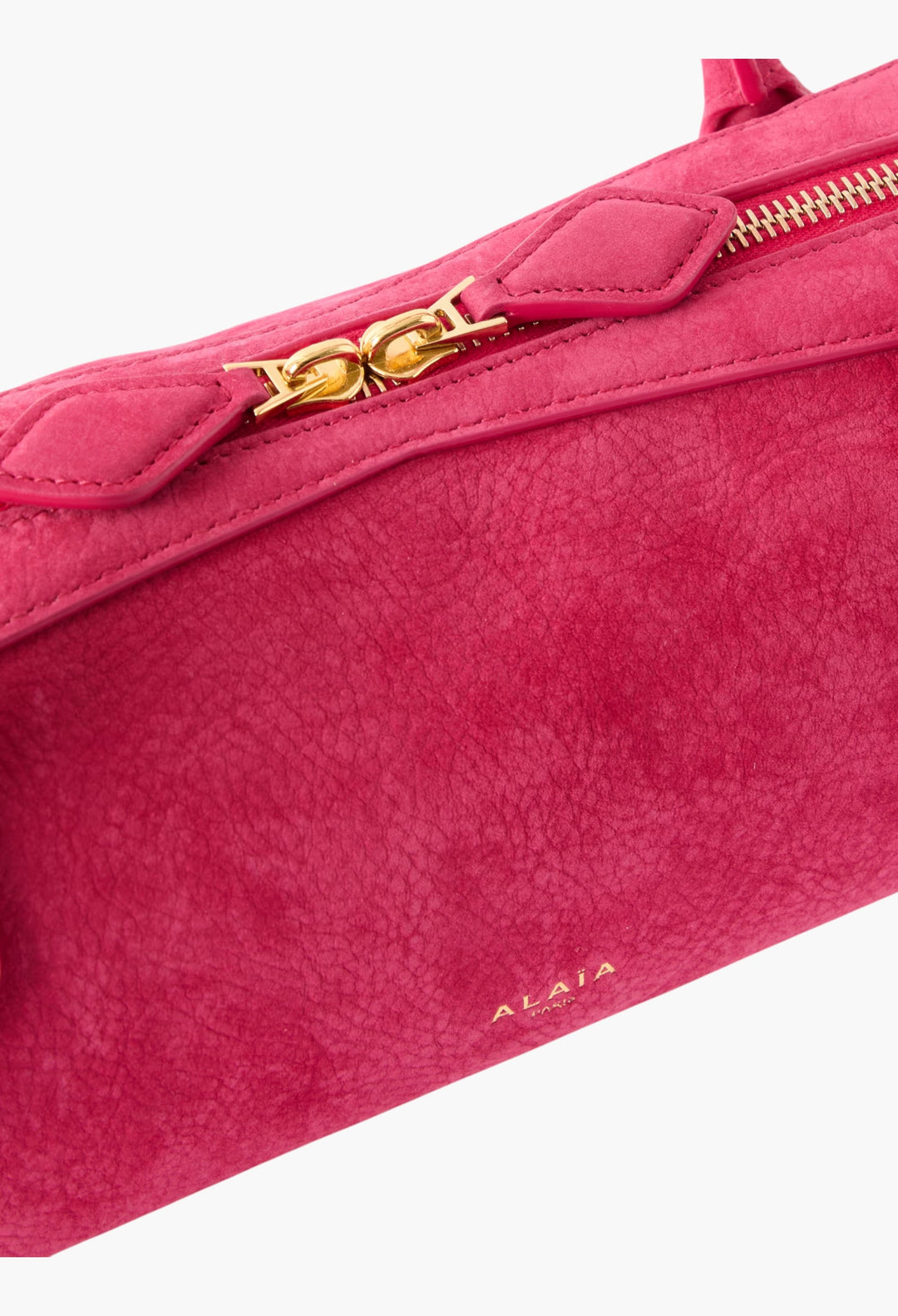Le Teckel Medium Nubuck Shoulder Bag - GLAM MODA