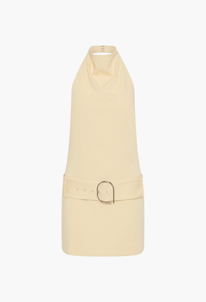 Sabina Belted Mini Dress - GLAM MODA