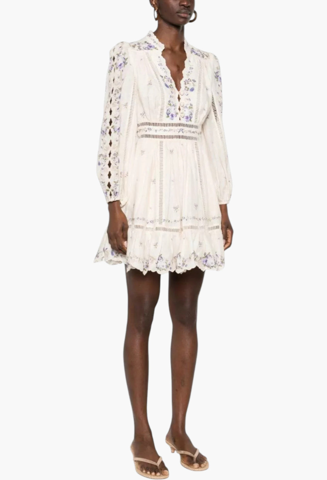 Patience Linen Mini Dress - GLAM MODA