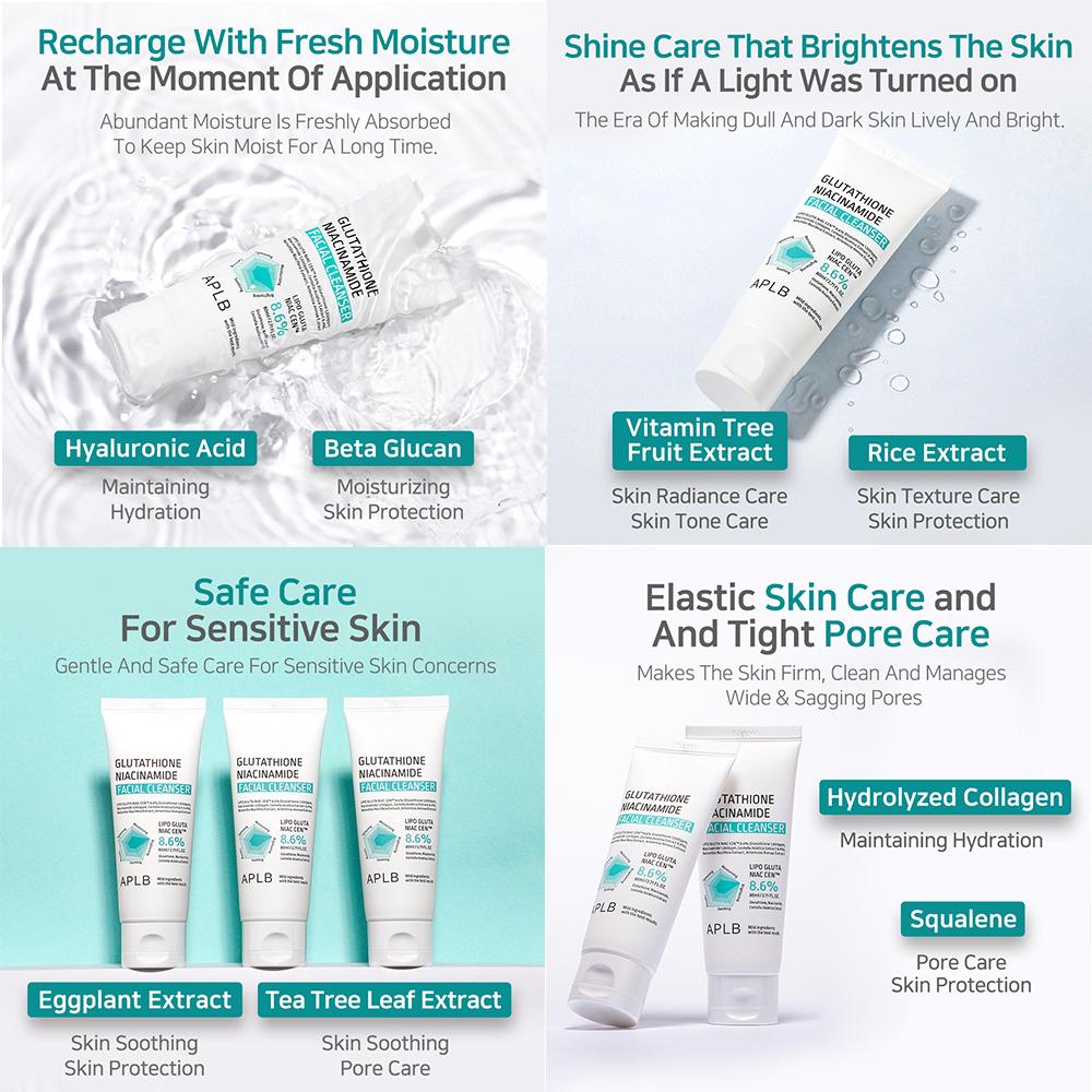 Glutathione Niacinamide Facial Cleanser