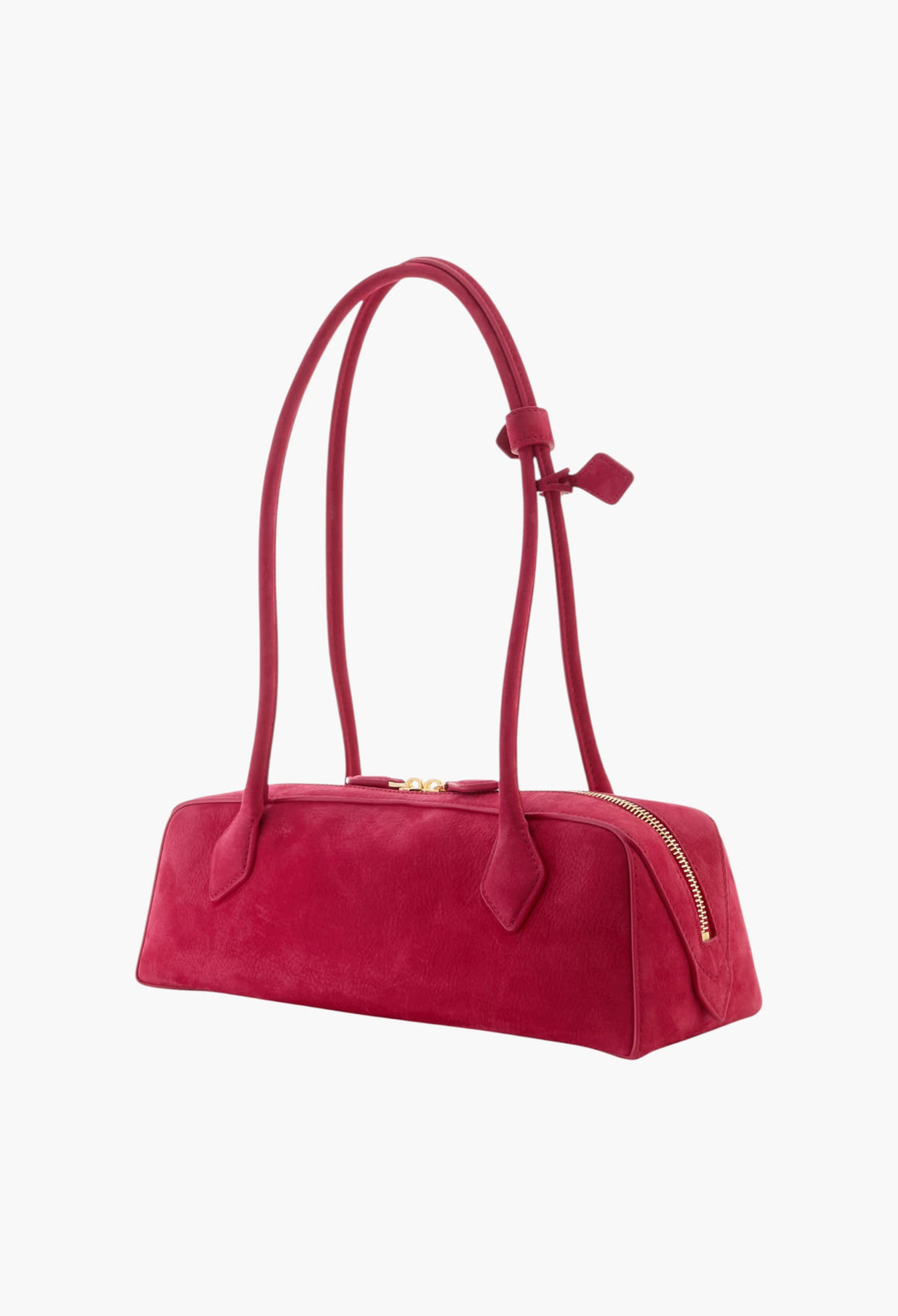Le Teckel Medium Nubuck Shoulder Bag - GLAM MODA
