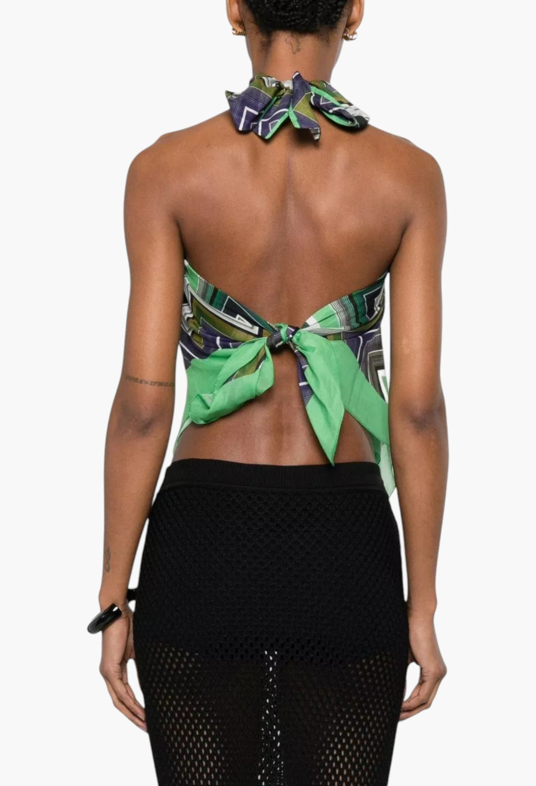 Zig Zag Print Foulard - GLAM MODA