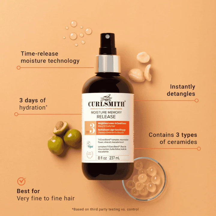 Curlsmith Moisture Memory Release 8oz - GLAM MODA