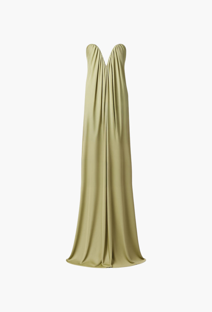 Olivienne Strapless Jersey Maxi Dress - GLAM MODA