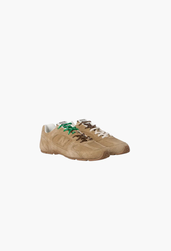 Ecru - New Balance X Miu Miu 530 SL Suede Sneakers