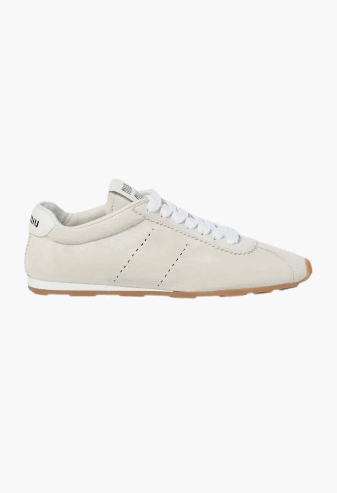 White - Plume Suede Sneakers
