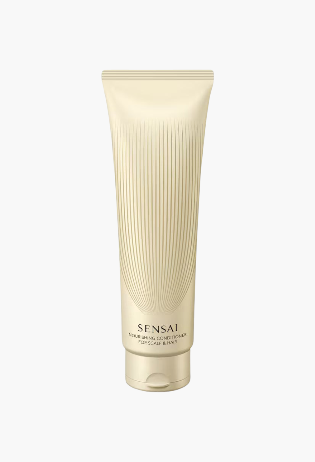 GLAM MODA SENSAI Nourishing Conditioner in a sleek beige 230ml squeeze tube for all hair types.