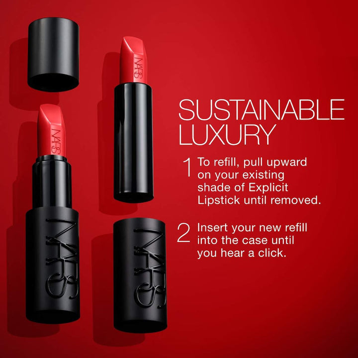Explicit Refillable Satin Lipstick - GLAM MODA